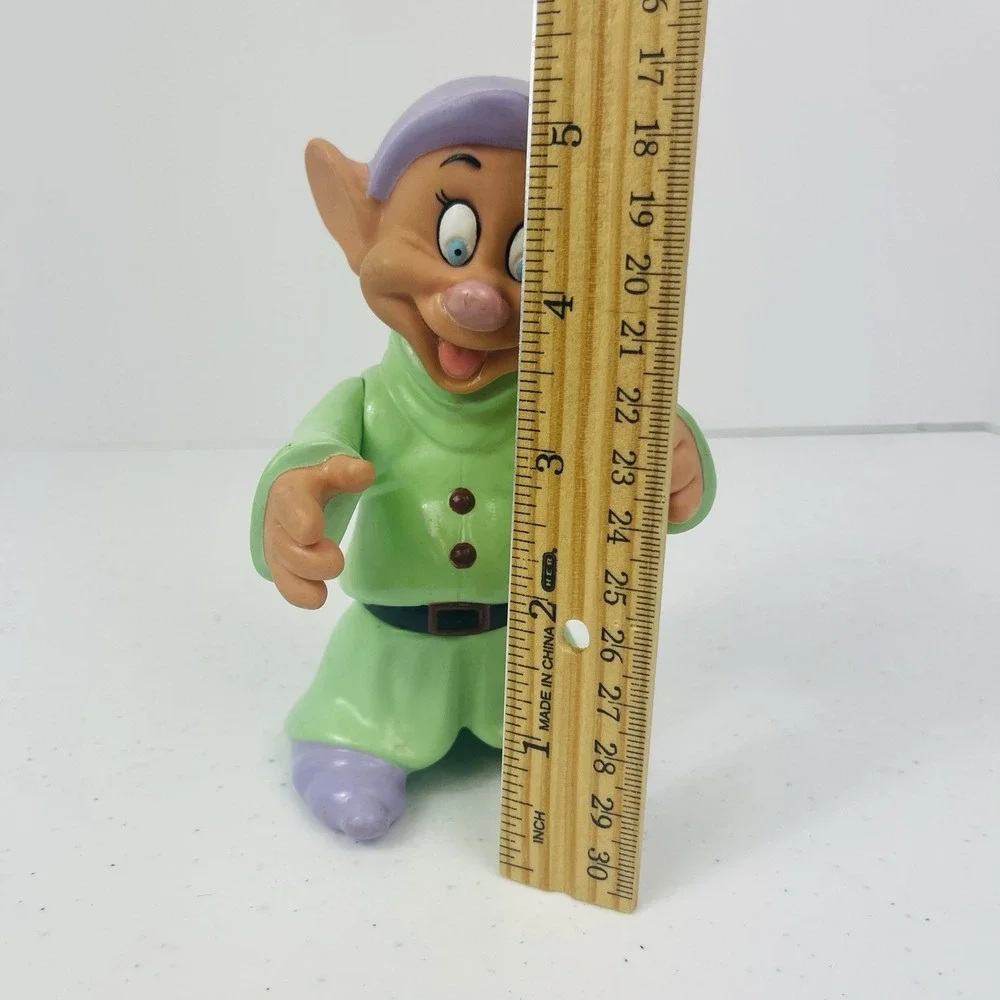 DOPEY Vintage Snow White and the Seven Dwarfs Vinyl Toy Doll Figure‎ Figurine 5